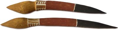 Clapsticks from poss Mornington Island